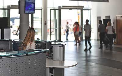 People Counting Reception Area