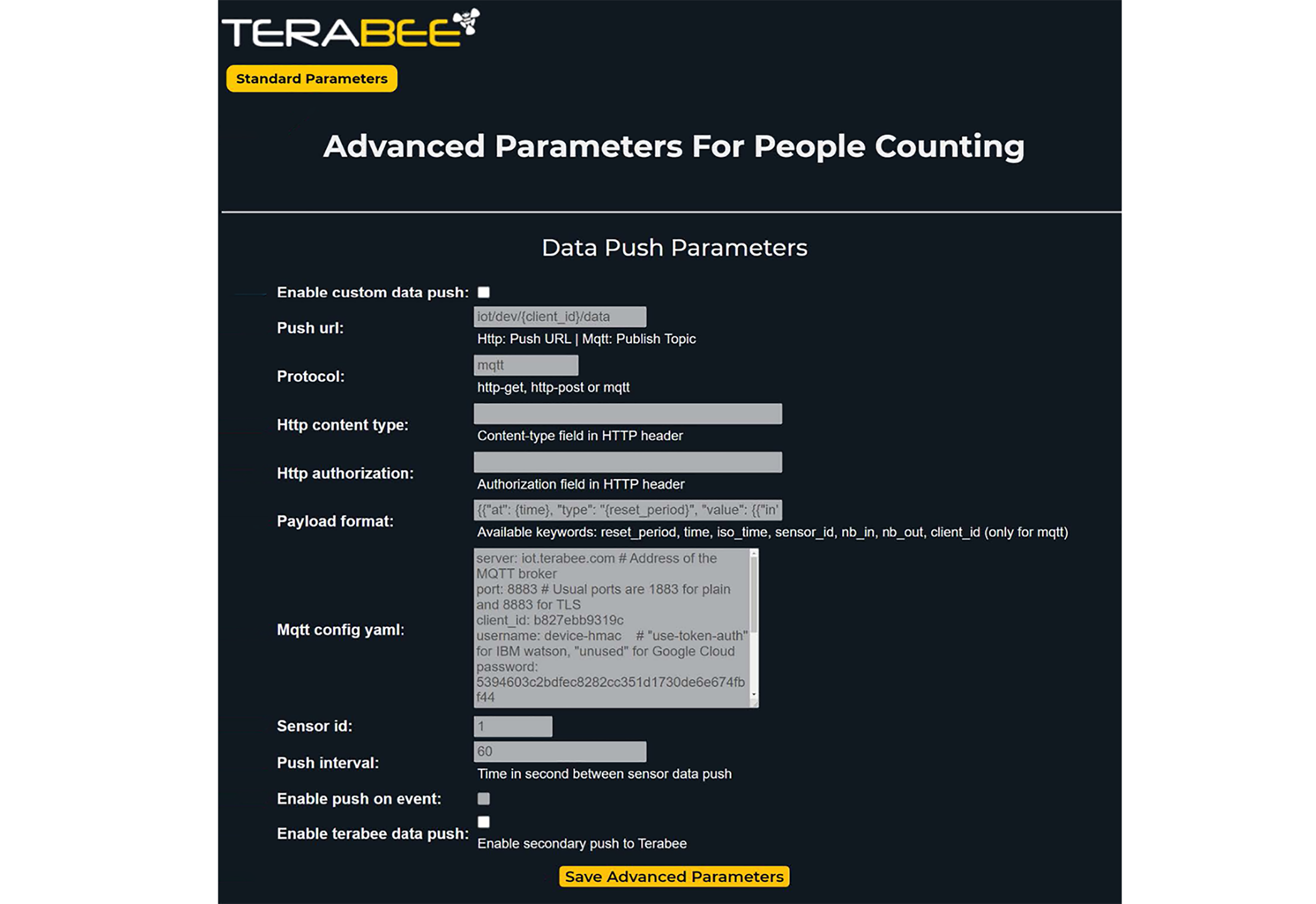 People Counting Softwre Gui